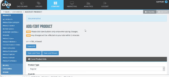 Sub-Product Creation