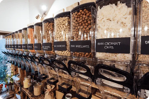 side-view-of-raw-food-products-displayed-in-grocer